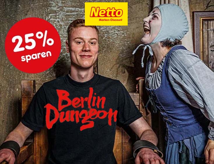 Berlin Dungeon Eintrittskarte 25% Rabatt