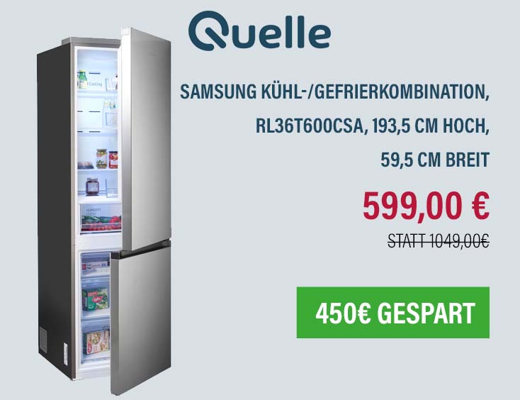 Samsung Kühl-/Gefrierkombination, RL36T600CSA