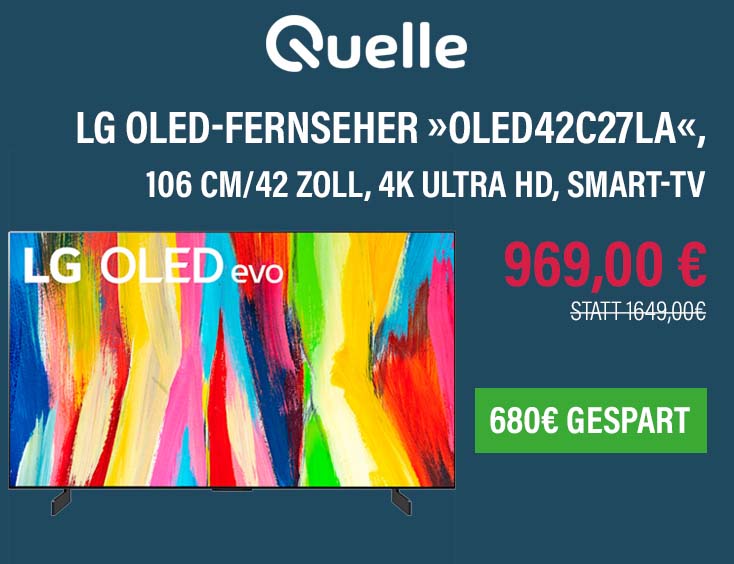 LG OLED-Fernseher »OLED42C27LA«