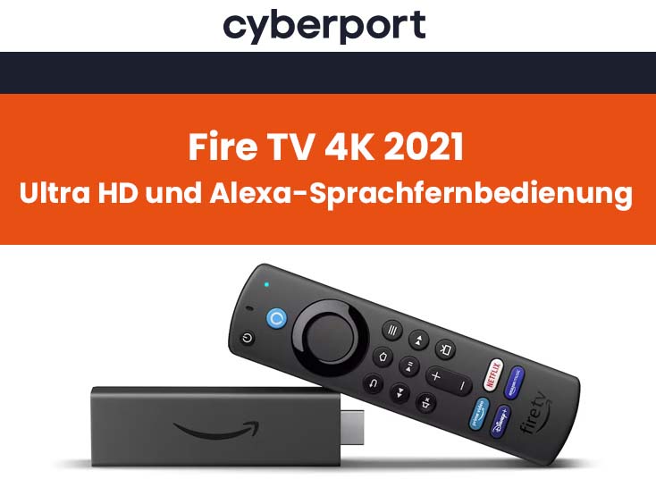 Fire TV 4K 2021 - UHD & Alexa-Sprachfernbedienung
