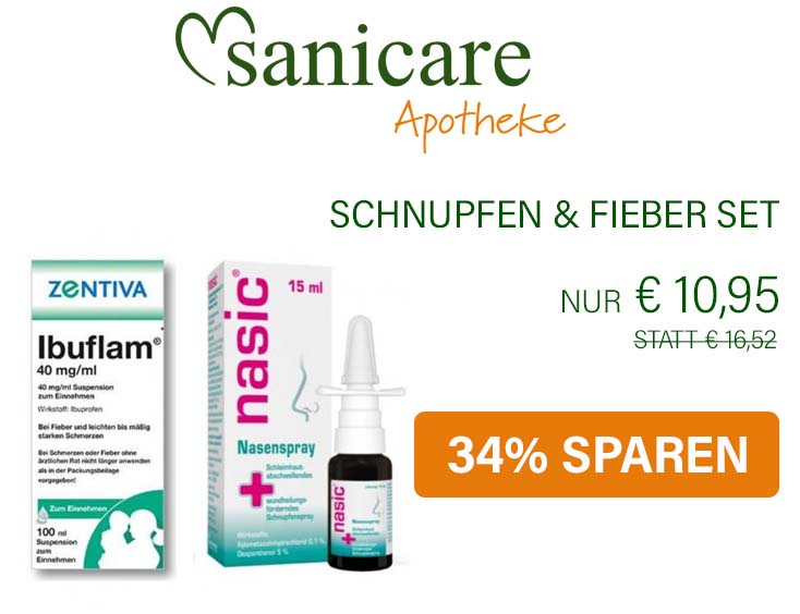-34% | Schnupfen & Fieber Set
