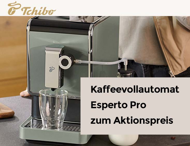 Tchibo Kaffeevollautomat Esperto Pro zum Aktionspreis