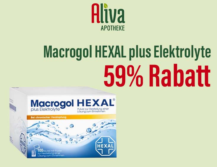 -58% | Macrogol HEXAL plus Elektrolyte