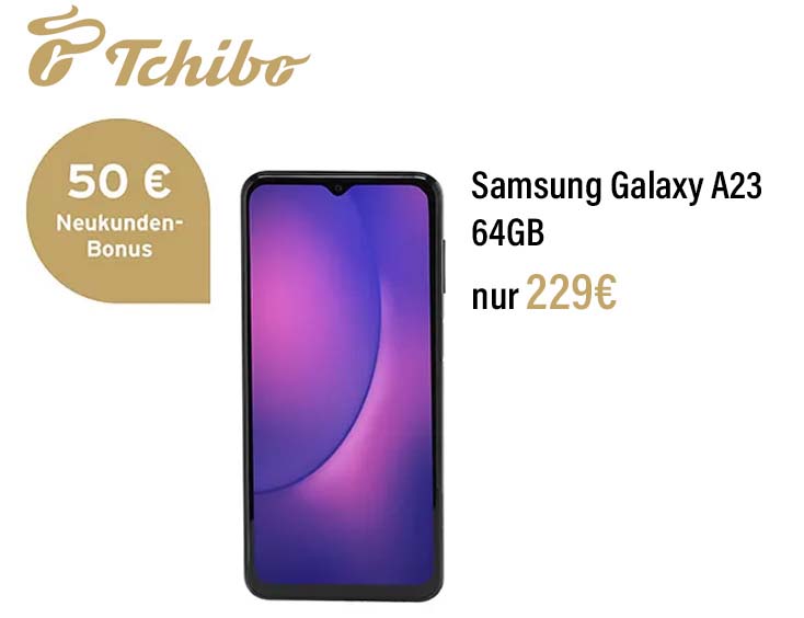 Samsung Galaxy A23 64GB für nur 229€