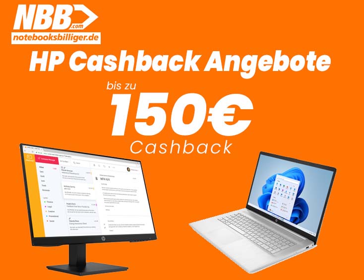 notebooksbilliger.de - HP Cashback Angebote sichern