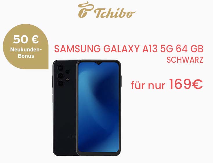 Samsung Galaxy A13 64GB für 169€