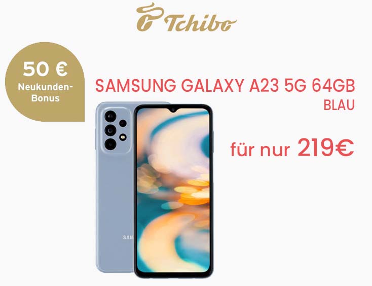 Samsung Galaxy A23 64GB für 219€