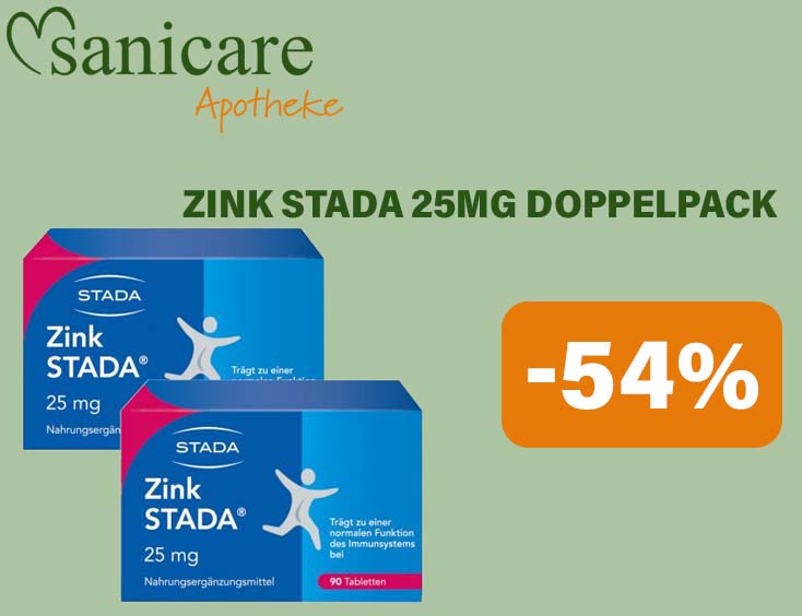 -54% | Zink STADA 25mg Doppelpack