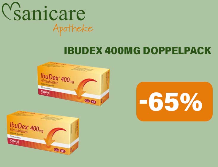 -65% | IbuDex 400mg Doppelpack