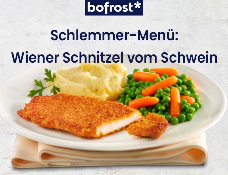 Schlemmer-Menü: Wiener Schnitzel vom Schwein nur 8,49 €
