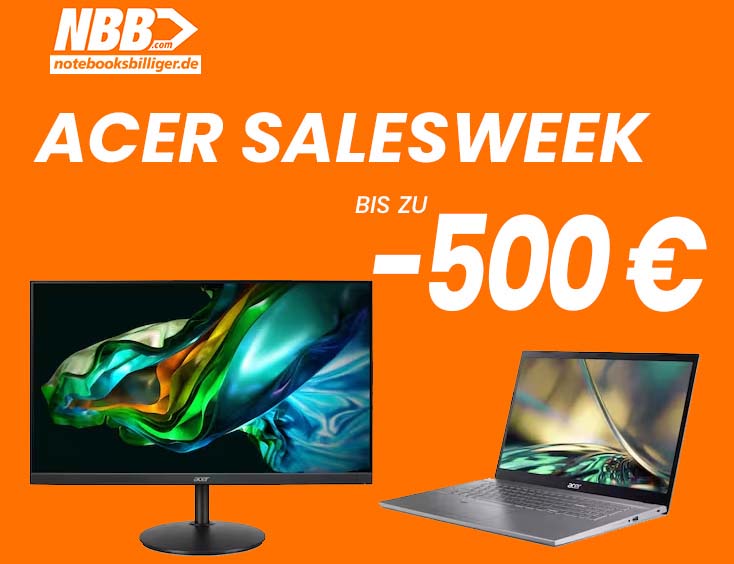 Acer Sales Week – Bis zu -500 €