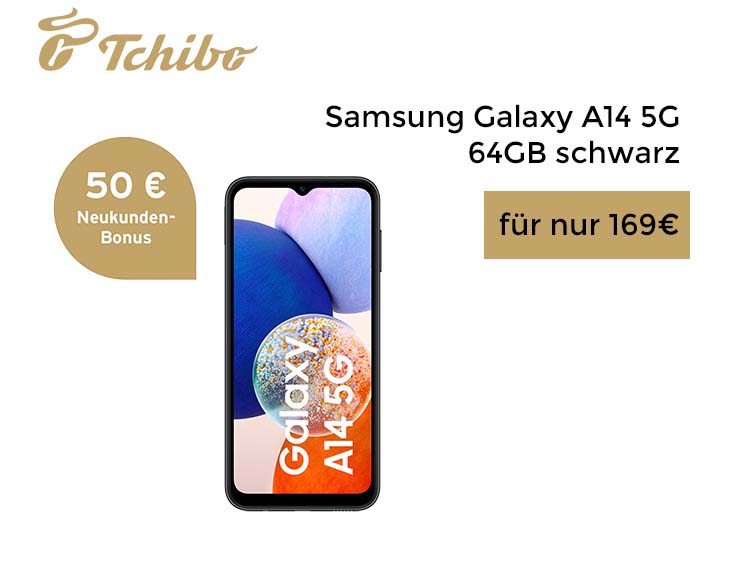 Samsung Galaxy A14 64GB für 169€