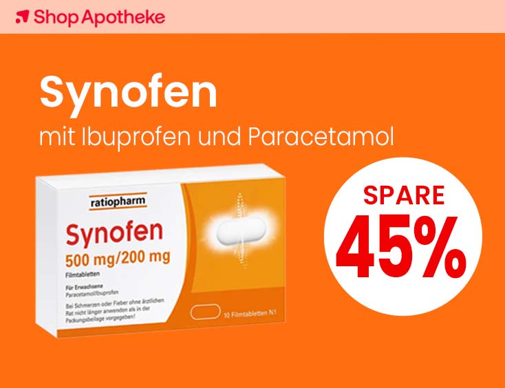-45% | Synofen - mit Ibuprofen und Paracetamol 20 St.