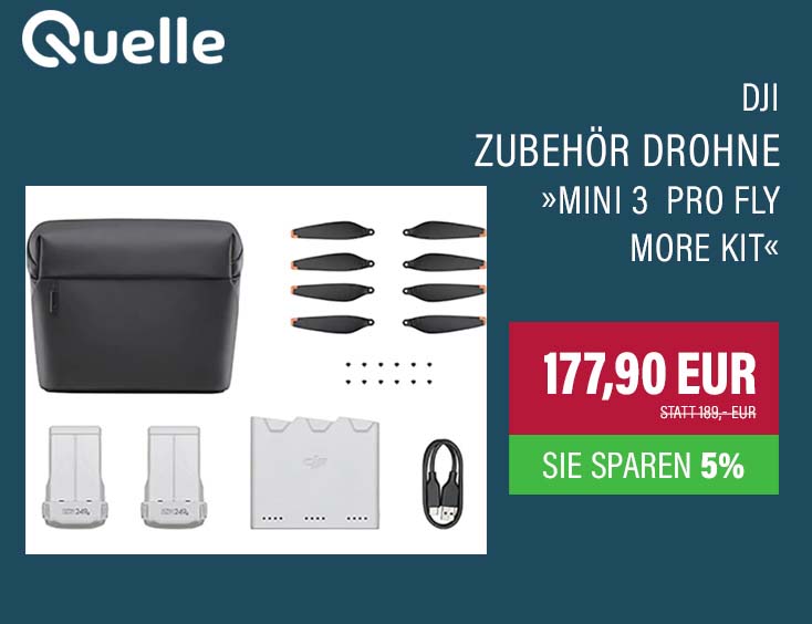 -5% | DJI Zubehör Drohne »Mini 3 Pro Fly More Kit«