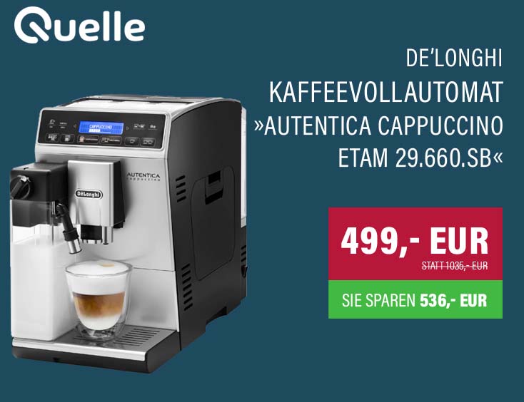 De'Longhi Kaffeevollautomat »Autentica Cappuccino