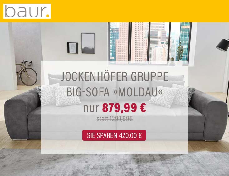 Jockenhöfer Gruppe Big-Sofa »Moldau«