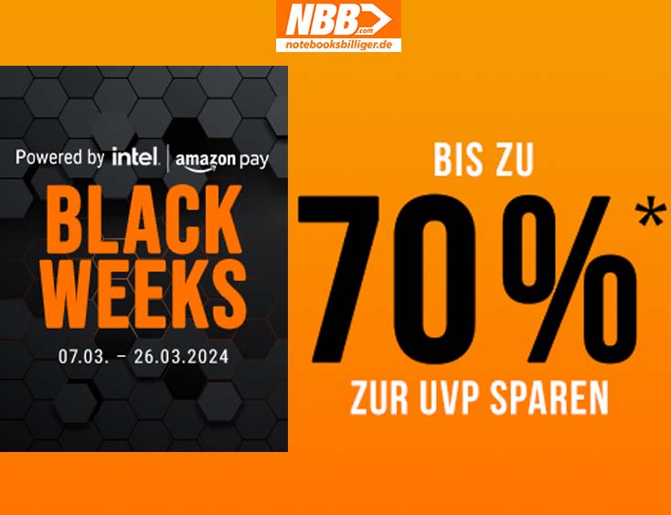 NBB notebooksbilliger.de | Black Weeks – Bis zu -70%