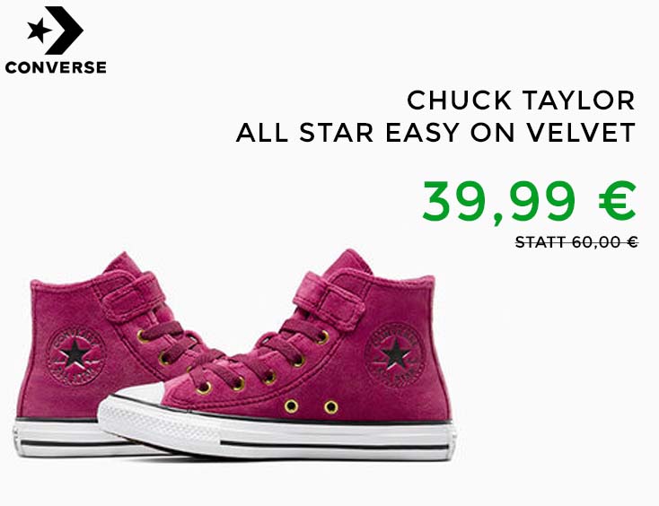 Chuck Taylor All Star Easy On Velvet Kids