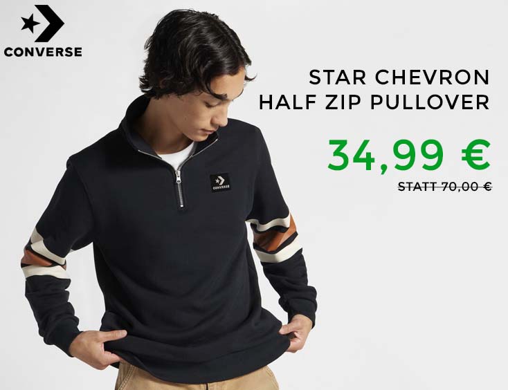 Star Chevron Half Zip Pullover | SALE%