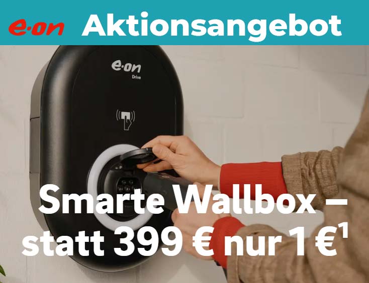 Aktionsangebot: 1€ Wallbox E.ON