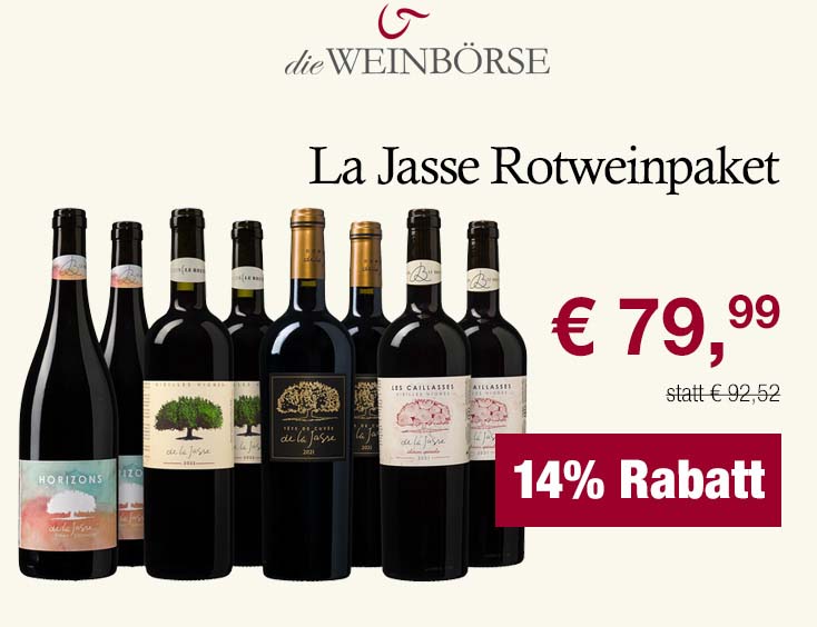 La Jasse Rotweinpaket | 14% Rabatt