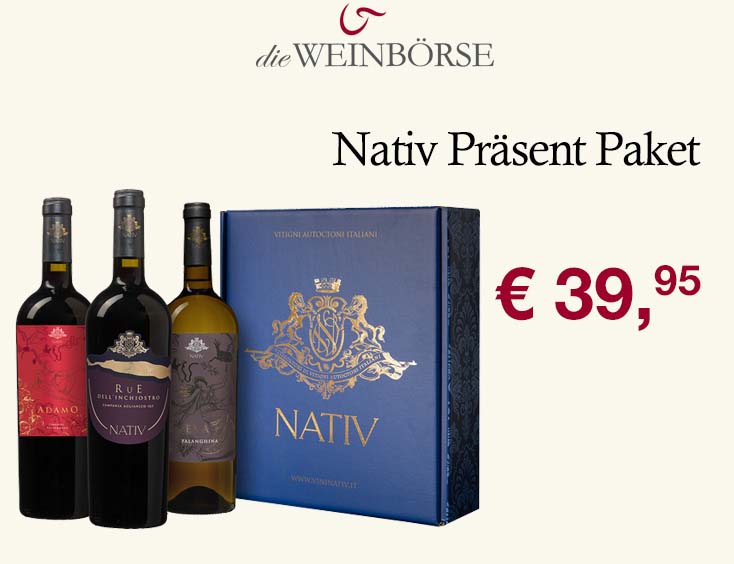 Wein-Geschenk-Set | Nativ Präsent Paket