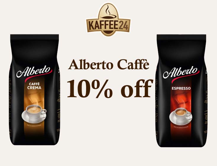 10% Rabatt auf Alberto Caffè