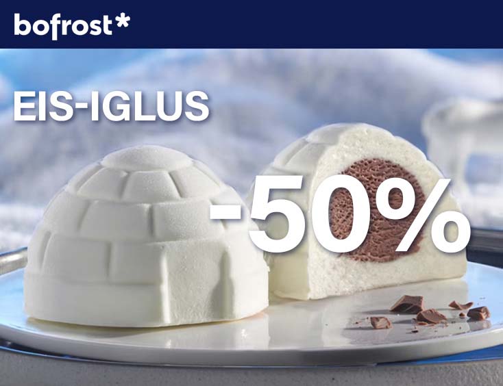 -50% | Eis-Iglus