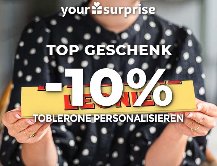 -10% | Toblerone personalisieren | TOP Geschenk