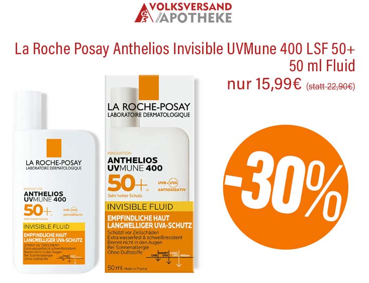 -30% | La Roche Posay Anthelios Invisible UVMune 400 LSF 50+