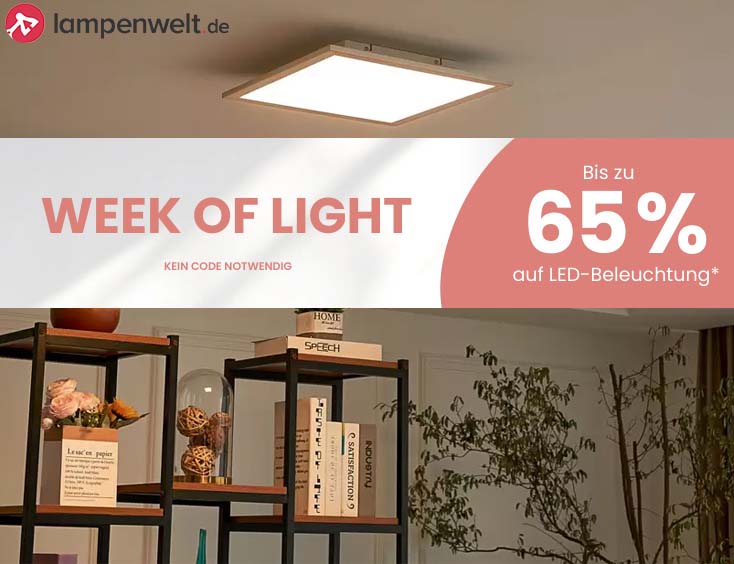 Bis zu 65 % auf LED-Beleuchtung sichern!