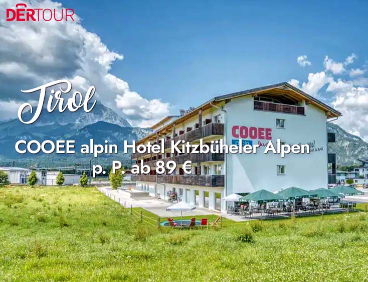p. P. ab 89 € | COOEE alpin Hotel Kitzbüheler Alpen