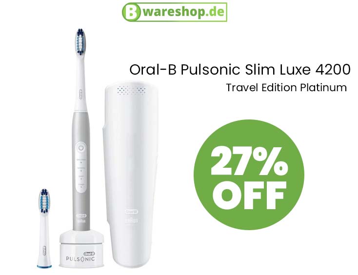 -27% | Oral-B Pulsonic Slim Luxe 4200 - Travel Edition