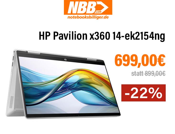 -22% | HP Pavilion x360 14-ek2154ng