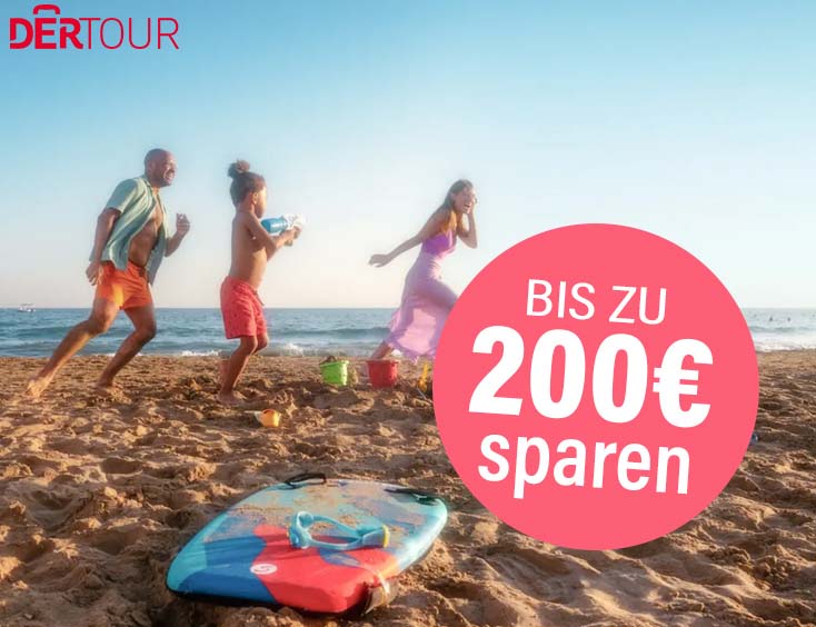Macht Urlaub - bis zu 200 € Rabatt!