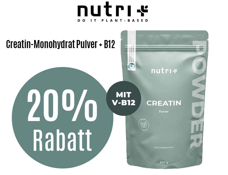 Creatin-Monohydrat Pulver + B12