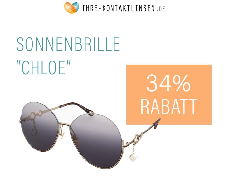 34% Rabatt | Sonnenbrille Chloe (CH0067S 001)