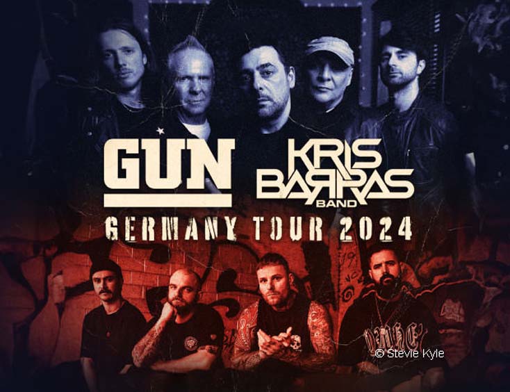 GUN / Kris Barras Band Tickets Germany Tour 2024