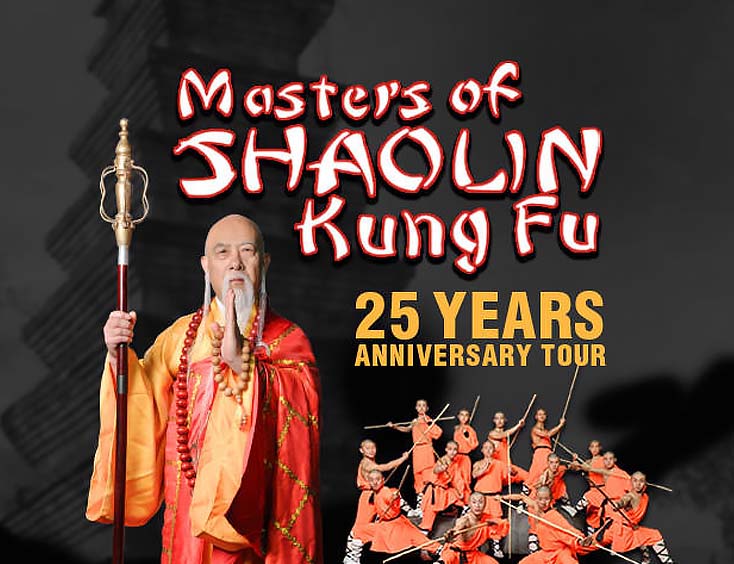 Masters Of Shaolin Kung Fu Tickets 25 Years Anniversary Tour