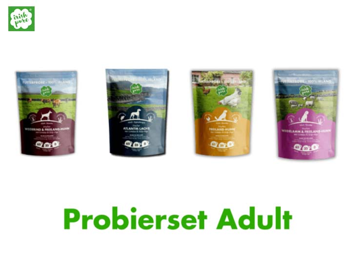 Irish Pure Hundefútter Probierset Adult 50% Rabatt