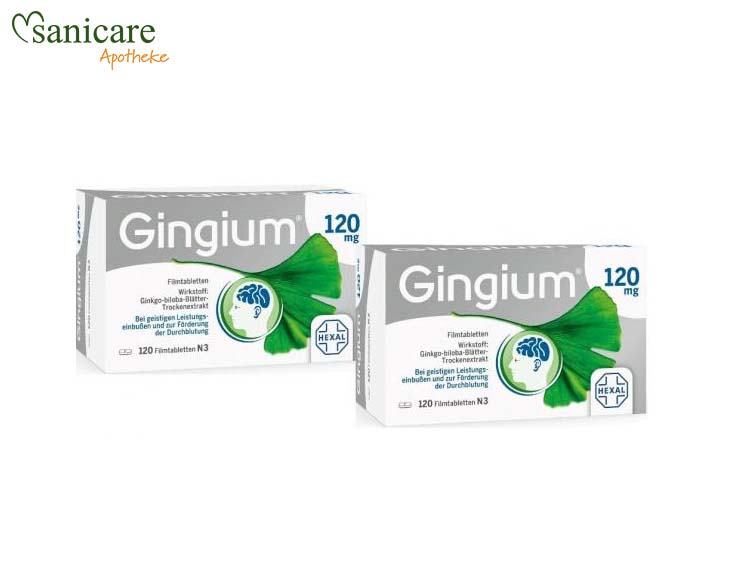 -48% | Gingium 120mg Doppelpack