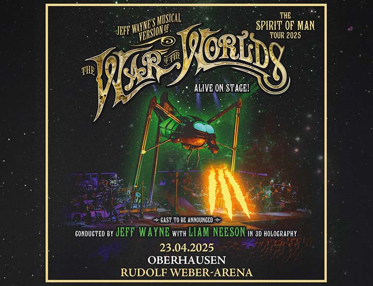 Jeff Wayne's The War Of The Worlds Tickets The Spirit Of Man Tour