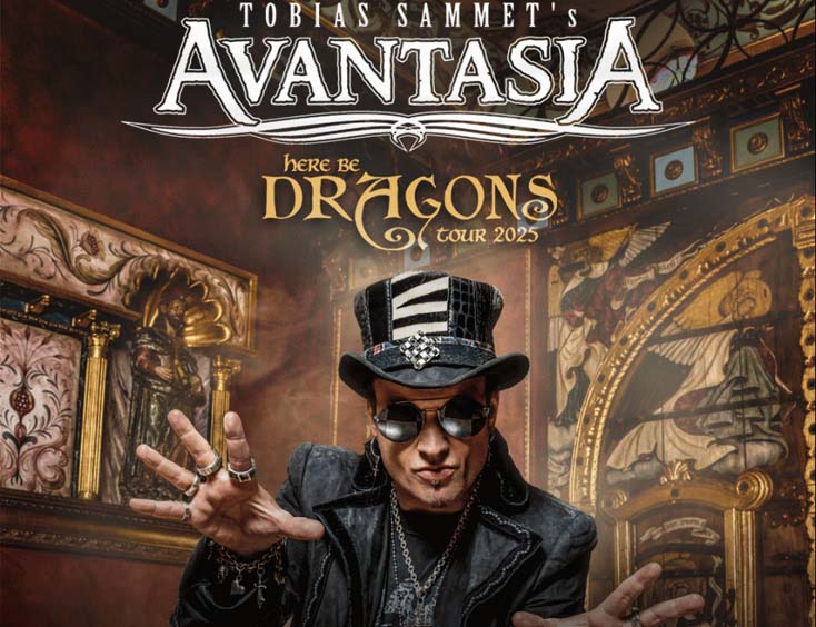 Avantasia Tickets Here Be Dragons Tour 2025