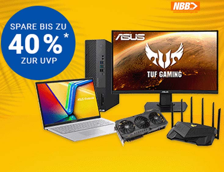 Bis zu -40% | ASUS Sommer Rabatte