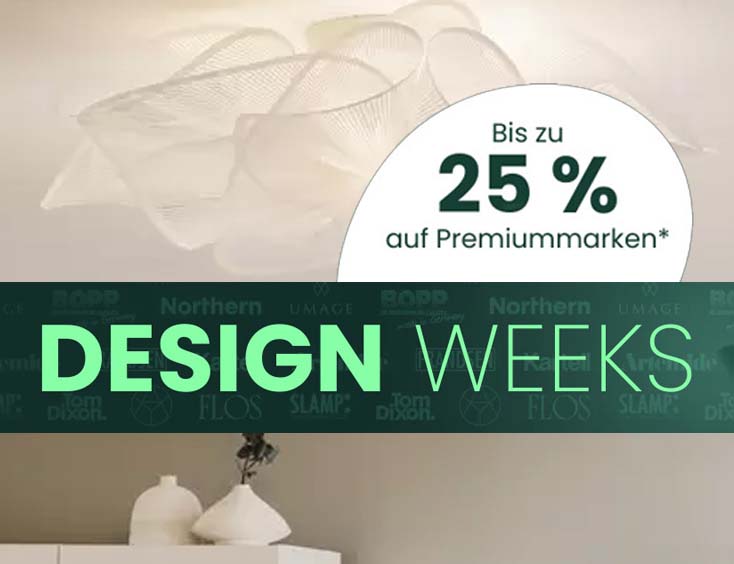 Bis zu 25 % auf Premium-Lampen & Leuchten