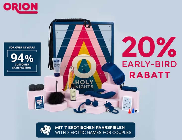 20% Early-Bird-Rabatt: ORION Adventskalender