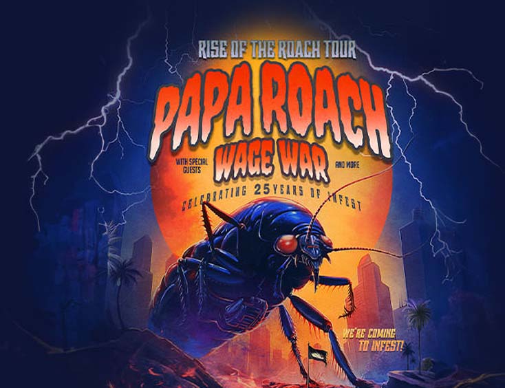 Papa Roach Tickets Rise Of The Roach Tour