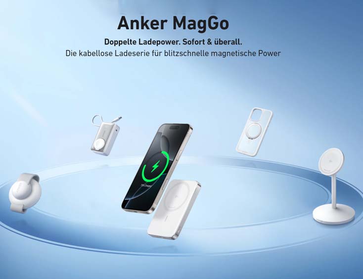 Anker MagGo | Doppelte Ladegeschwindigkeit!