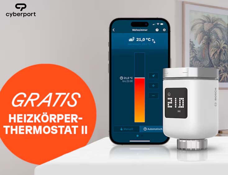 Bosch Heizkörperthermostat II gratis