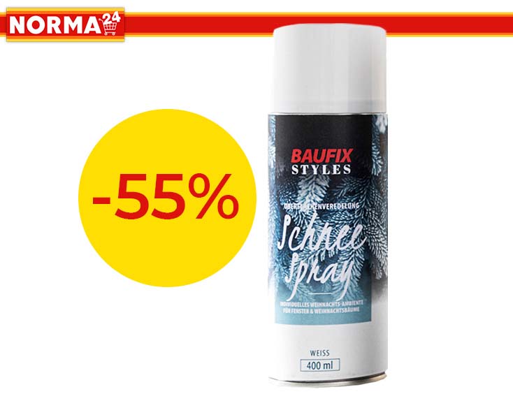 -55% | Styles Designlack, SCHNEE SPRAY